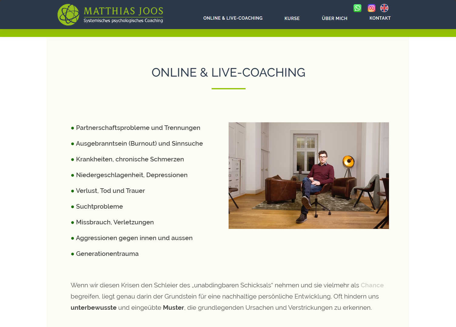 Referenz Matthias Joos Coaching